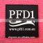 Australia embossed PVC rubber patch for canvas bag