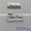 Chinese factory design rectangle metal tags for furniture