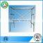 Tubular steel frame scaffolding