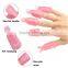 10pcs/pack gel polish soak off cap clip, nail art remover wraps tool