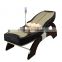 XT-168-1B Hot Stone Infrared Thermal synthetic leather syogra tourmaline black ce rohs mattress portable jade Roller massage bed