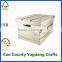 heze rustic vintage distressed wooden storage crates with lids