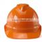 Hot sell V gard safety helmet ABS high strength safety helmet with ventilation holes