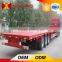 China low price 50 ton 40ft flatbed semi trailer