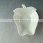 Porcelain white ceramic apple shape dishes / bowls / gift package promotion