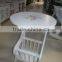 Home Furnishing Round End Table, White T10-2040