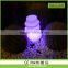 Indoor Hot Item Smart Christmas 2013, Snowing Christmas Snowman Family with umbrella base with LED lights and tree
