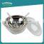 New design stainless steel iced salad bowl with dome lid