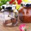 6oz Eco-friendly Cheap Clear Glass Spice Jar with Screw Top Lid