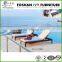 Confortable rattan lounger garden patio outdoor rattan sun lounger(CQT-024)