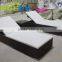 Hotel outdoor pool furniture sun lounge chair set for 2 person