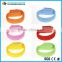 Wholesale LED light woven bangles, silicone LED bracelet, fashion wirstband