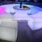 Elegant popular led rechargeable illuminated bar stool chair