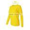 Pure color T-shirt round neck long sleeve female cotton