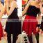 2017 Merry Christmas Sexy One Piece Girls Party Dresses Faux Fur Bust Christmas Costume HSD5490