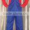 Work overalls/bar power tooling dance costumes/trousers with braces
