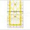 Kearing acrylic Non-Slip Spindle straight patchwork ruler 30 * 5cm for sewing crafting projects with 3mm thickness# KPR3005