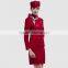 Flight Attendant Hat And Airline Uniforms Sets Pattern