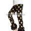 Hot sale baby fall clothes ruffle pants boutique children's polka dot tight cotton leggings