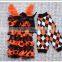 2016 Chian Product and Wholesale Halloween Set With Romper and Tops and Legging Warmer for Baby