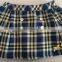 Cool Baby Girl Woven Plaids Short Skirt for Summer