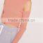 Women Silm Fit Plain Long Sleeve Knitwear High Collar Plain Sweater Cold Shoulder Knitted Crop Top Orange
