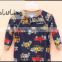 TinaLuLing 100% cotton wholesale baby winter footed pajamas boys car design one piece pajamas