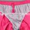 Latest design women's sports pants grey pocket shorts