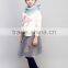 2016 autumn winter new design 100%cotton long sleeve mini girl sweater pullover coat for girl printed longsleeve coat for autumn
