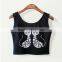 2015 New Arrival Design Your Own Printing Sexy Young Lady Short Tank Top