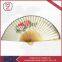 Fashion ladies silk hand fan bamboo folding fan