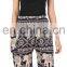 Elephants Thai Pattern 2 Boho Baggie Ginnie Yoga Aladin Thoursers Pants