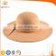 women felt hat wide brim fedora hat wholesale