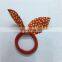 Wholesale yiwu girls dot bow ponytail holder