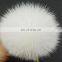 Wonderful full round real fox fur made dyed wholesale pom pom fur