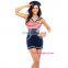 Wholesale Custom Sexy Wonder Women Stripe Sailor Moon Costume