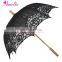 100% Cotton Battenburg Lace Wedding Parasol Embroidery Victorian Costume Accessory
