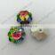 Crystal ab Color Sew on Middle Holes Crystal Stones for Clothing