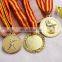 Custom printed commemorative zinc alloy medal for jiu jitsu