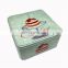 Perfect quality metal big square size cookie biscuit cake tins with lids