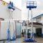 7LSJLII Shandong SevenLift zlp series hydraulic portable two mast climbing aluminum electric manual lift work platform