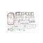 XYREPUESTOS  AUTO ENGINE PARTS Repuestos al por mayor Auto parts Engine Full gasket Overhaul set for Toyota 04111-50122
