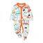 Button Split Pants Baby Boys And Girls Crawl Toddler One Piece Organic Cotton Fit Kids Footed Pajamas