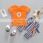 baby clothes wholesale price striped boys boutique outfits