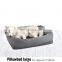 Plush Orthopedic Foam Dog Bed Memort Foam Pet bed with Machine Washable  Removable Cover