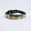 Strong PU leather small dog cat collar rhinestones studded handsome
