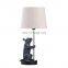 European modern design iron material mice shape animal shape table lamp for hotel home decor