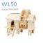 educational wooden Solar watermill toys for children