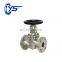 DIN Cast steel stainless steel flange ends globe valve