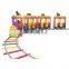 Amusement park equipment electric track tourist train rides for sale